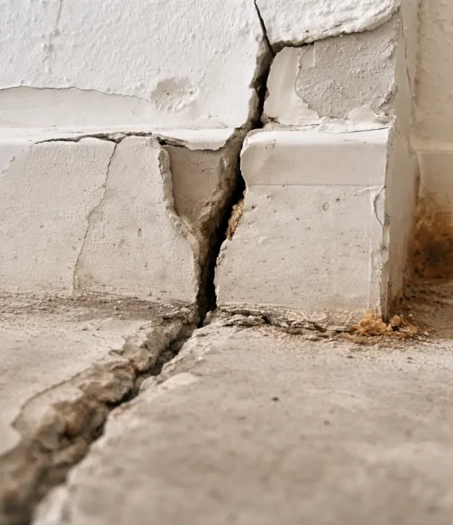 Cracks in Foundation Walls or Slabs