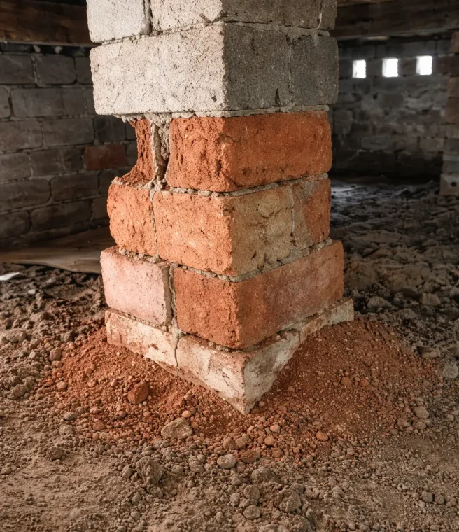 Failing or Deteriorated Support Piers