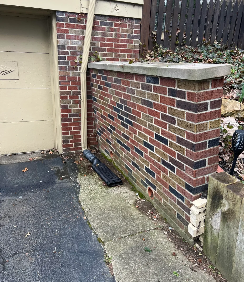 Leaning Brick Walls