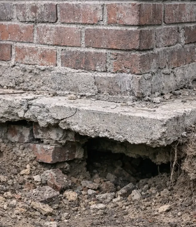 Loss of Support Beneath Chimney Footings