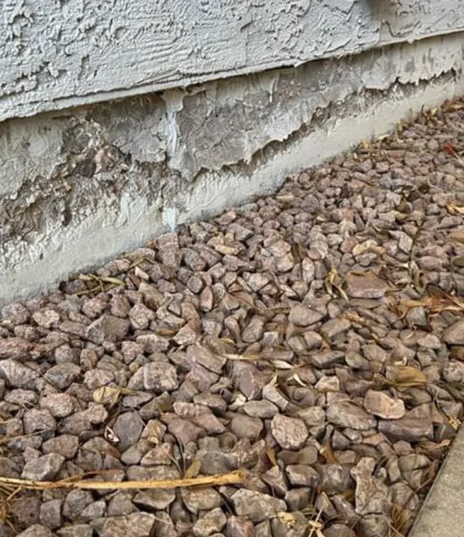 Moisture-Damaged Stem Wall Sections