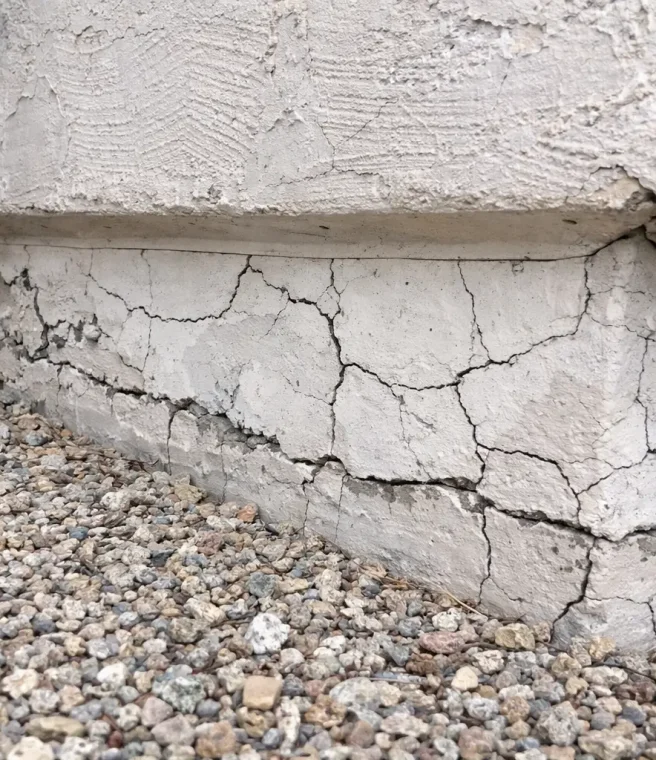 Separation Between Stem Walls and Framing