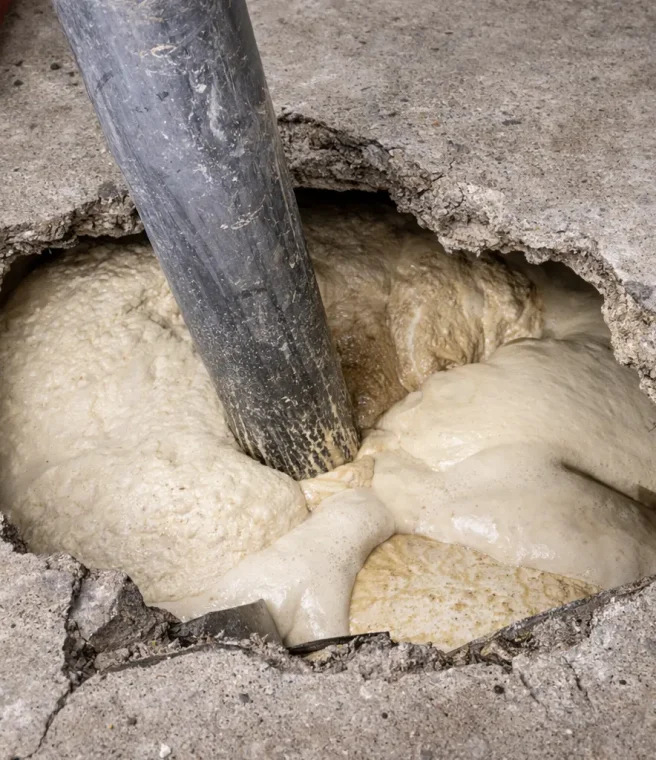 Voids Forming Under the Slab