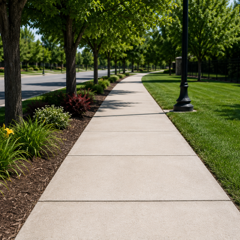 Controlled concrete grinding for a qualifying walkway trip hazard