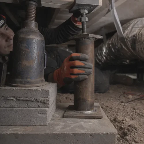 stabilization_using_steel_pier_system